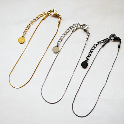 スリムチェーンブレスレット