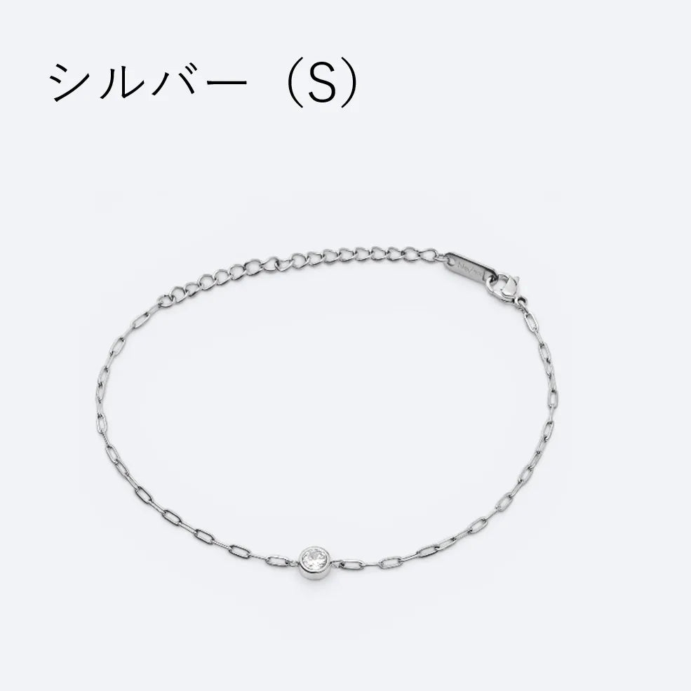 キュービックビジューブレスレット