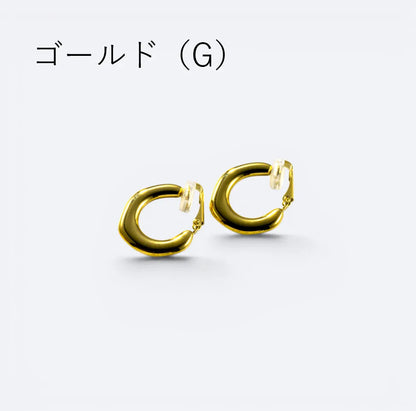 デザインフープイヤリング