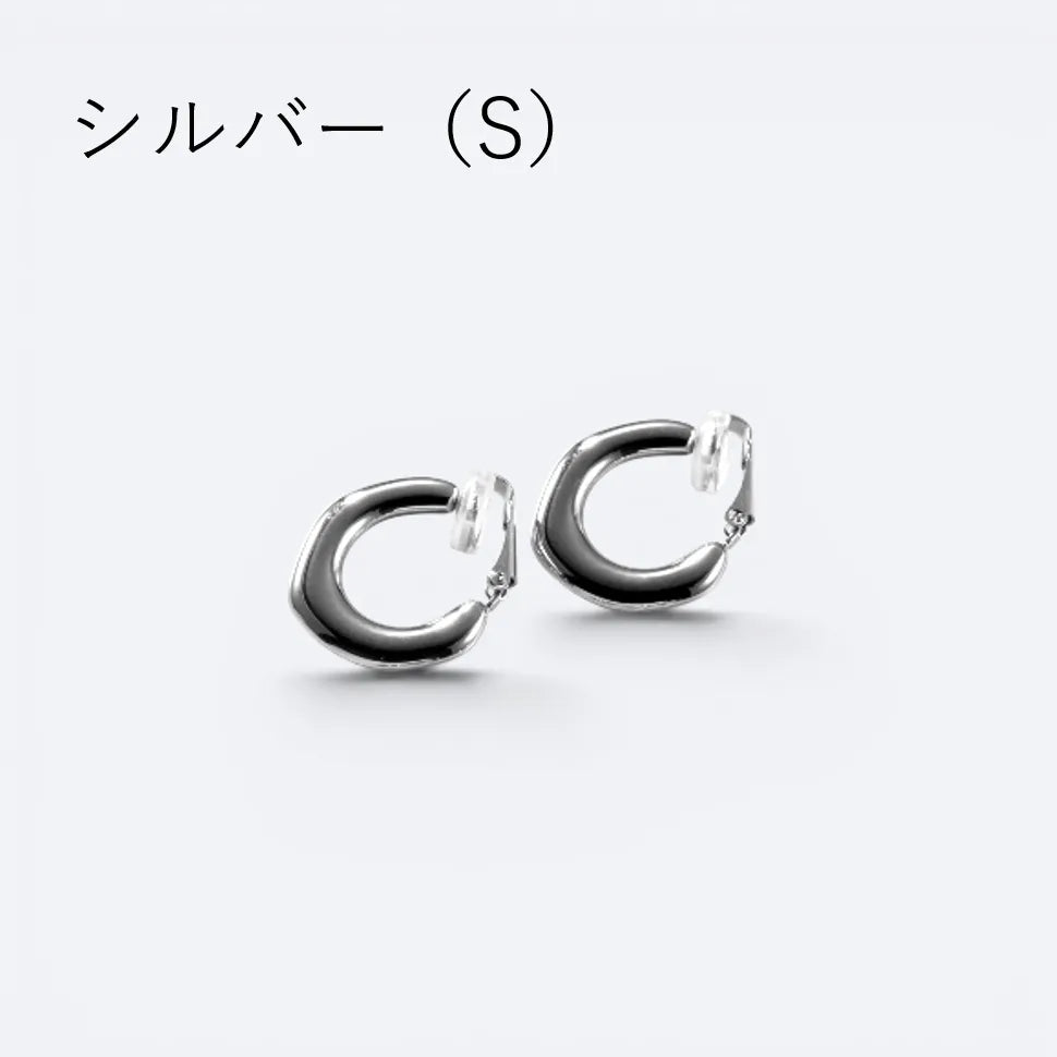 デザインフープイヤリング