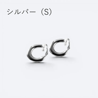 デザインフープイヤリング