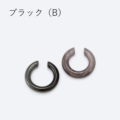 カラーマーブル×メタルイヤカフ【2本セット】