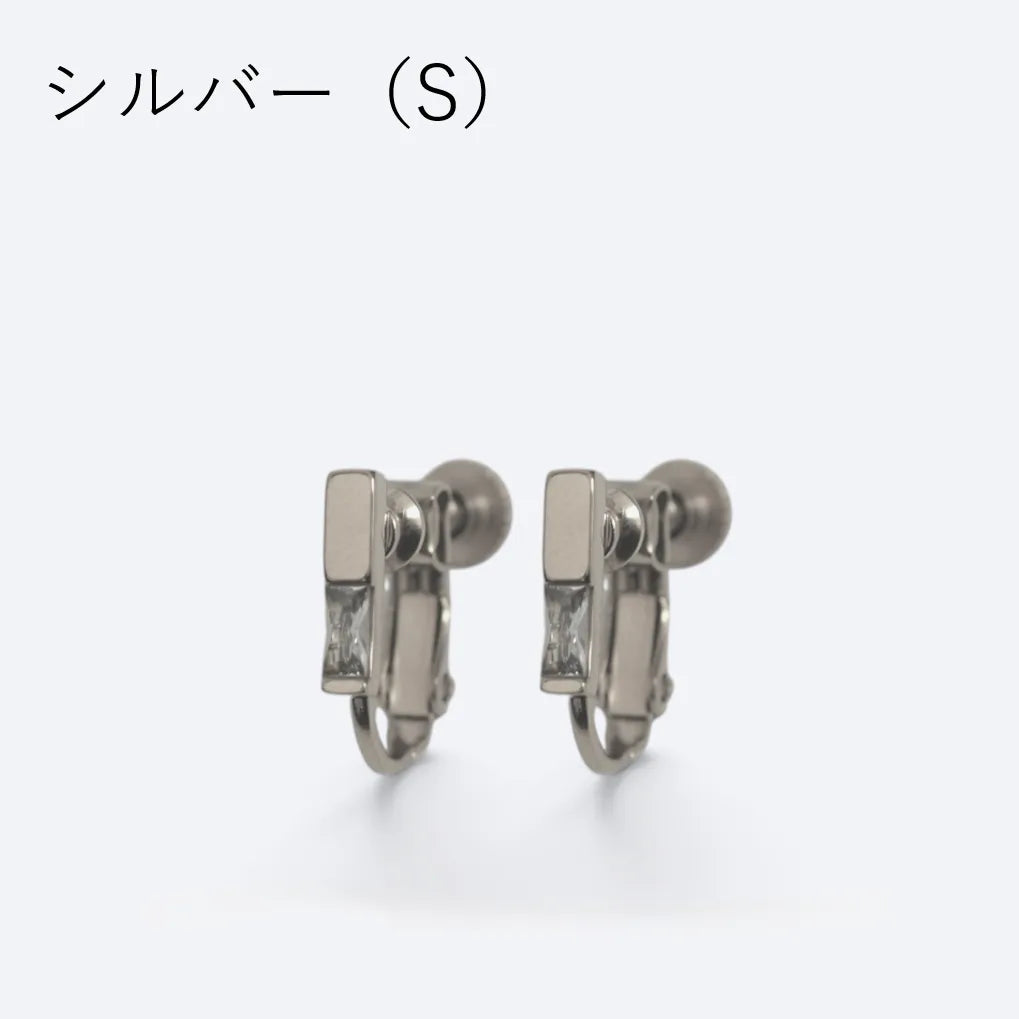 スクエアビジュー イヤリング