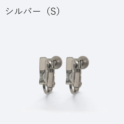 スクエアビジュー イヤリング