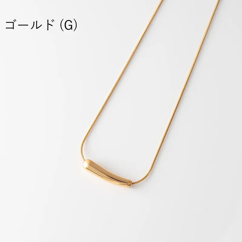 ニュアンスラインバーネックレス