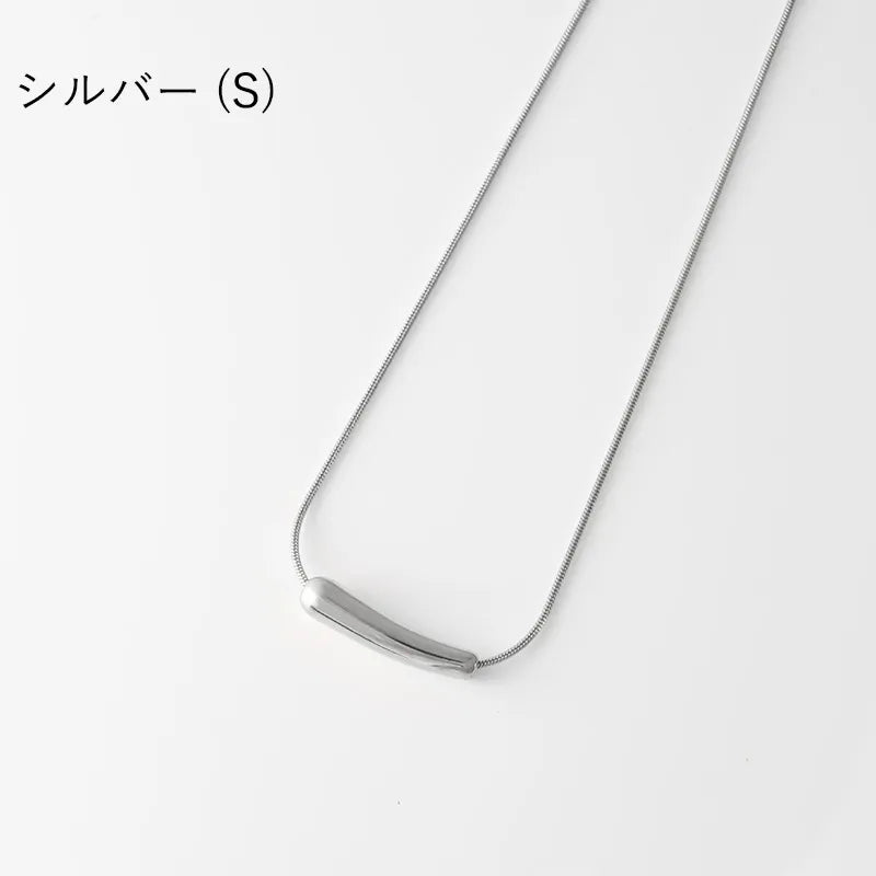 ニュアンスラインバーネックレス