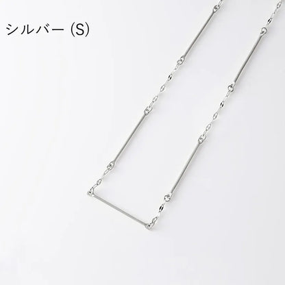 パターンデザインチェーンネックレス