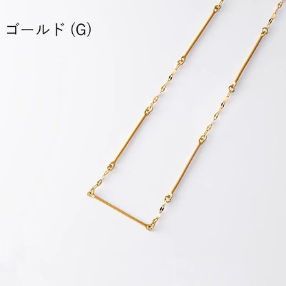パターンデザインチェーンネックレス