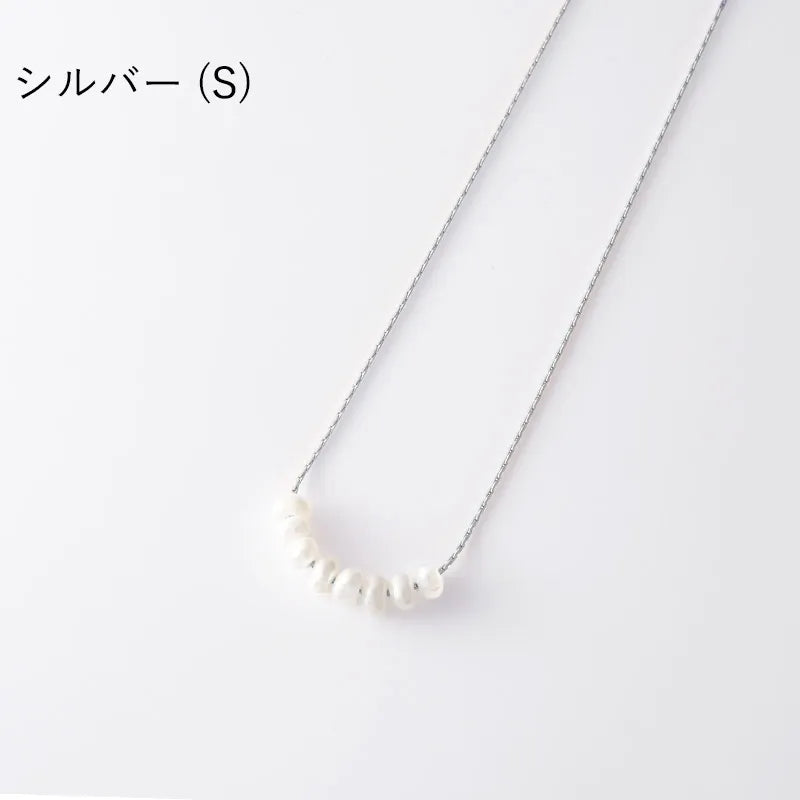 8連淡水パールネックレス