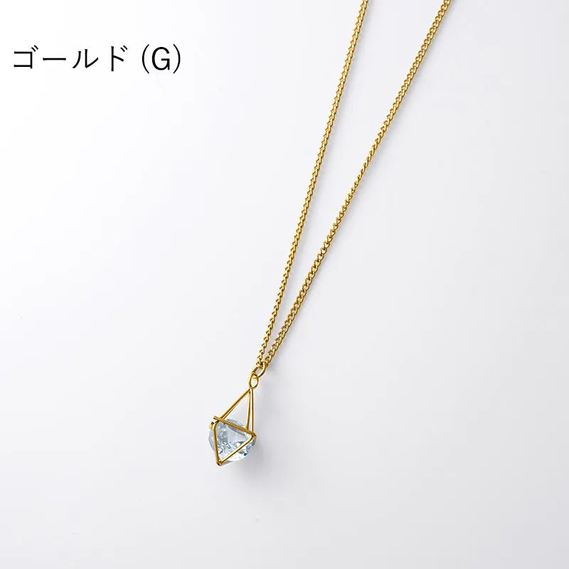 ビジュー×ケージネックレス