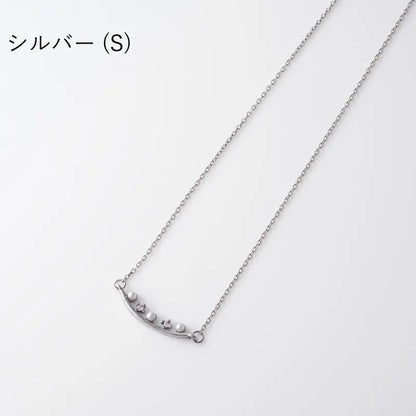 パール×ビジューネックレス
