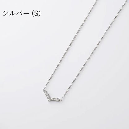 ビジューデザインネックレス