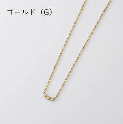 ビジューデザインネックレス