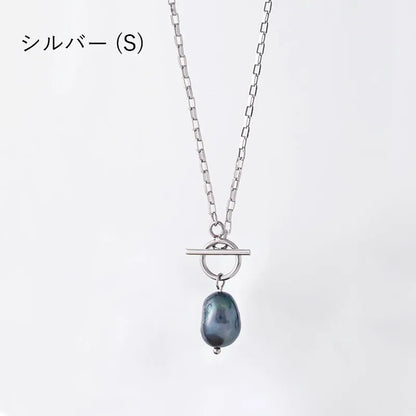 淡水パール ラリエットデザインネックレス
