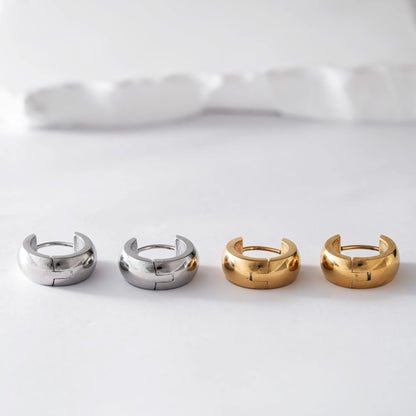 ワイドフープピアス