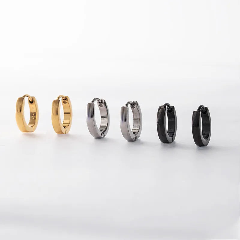 シンプルフープピアス