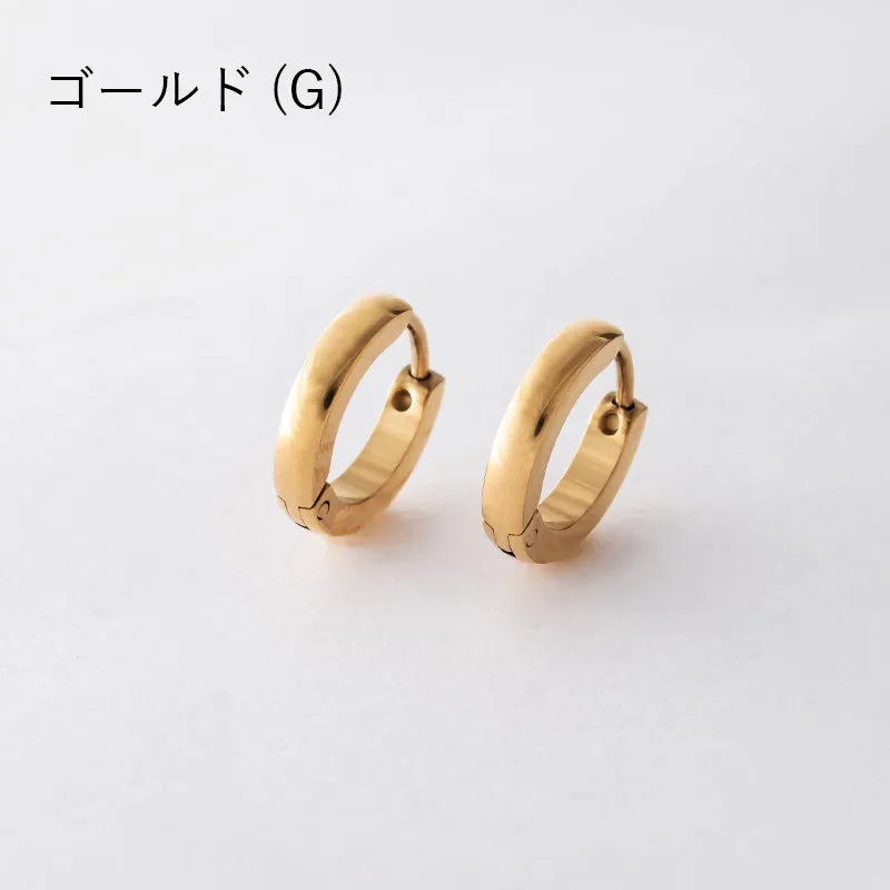 シンプルフープピアス