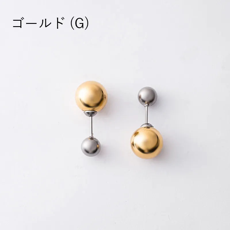 コンビカラー２wayボールピアス