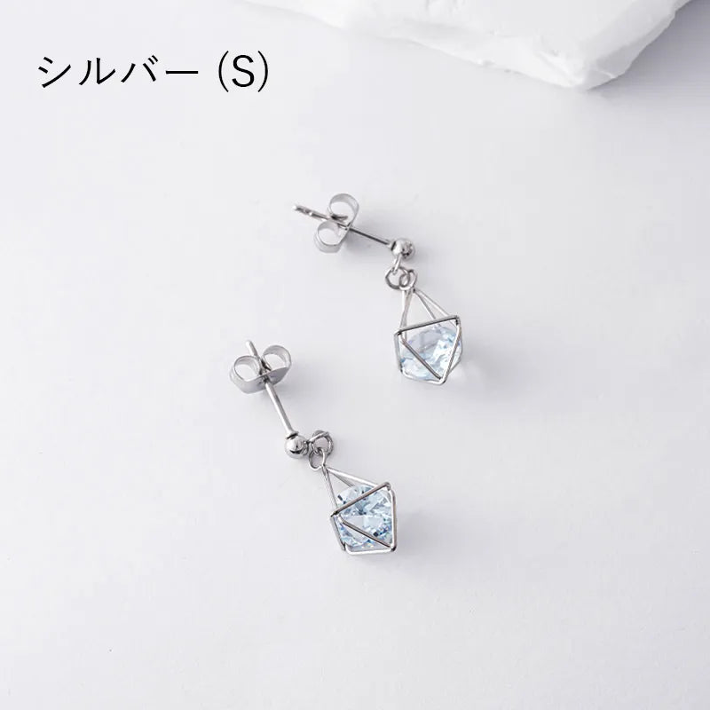 ビジュー×ケージピアス
