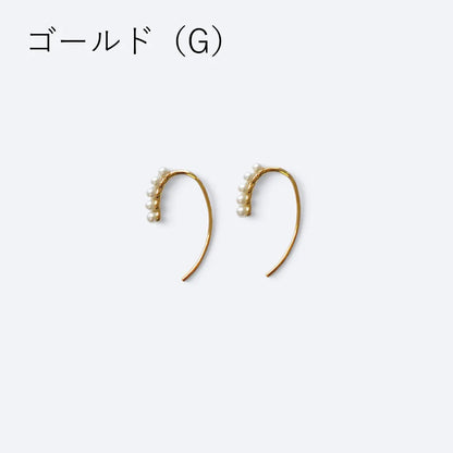 Fiveパール カーブピアス