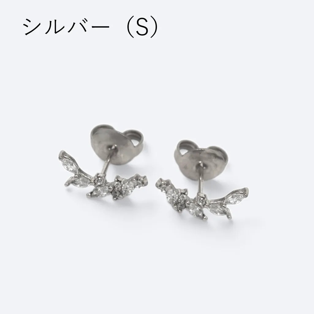 リーフビジュー カーブピアス
