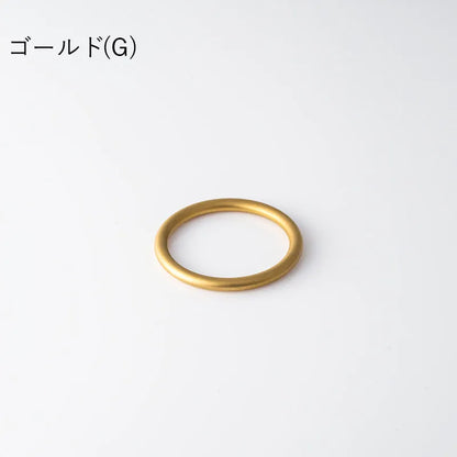 マットカラーシンプルリング