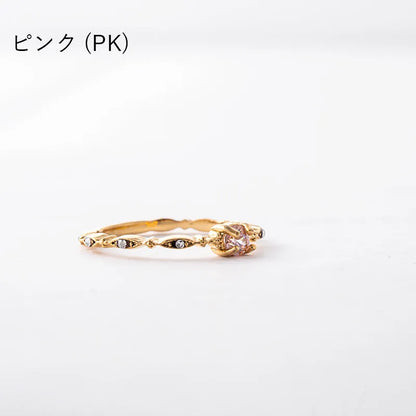 クラシカルビジューデザインリング