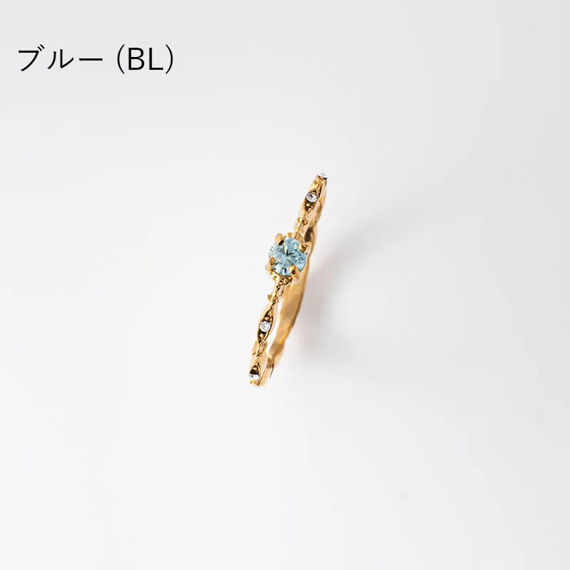 クラシカルビジューデザインリング