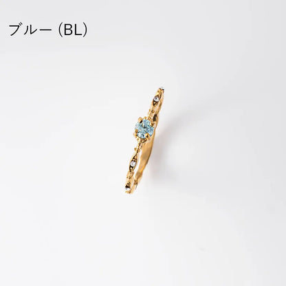 クラシカルビジューデザインリング
