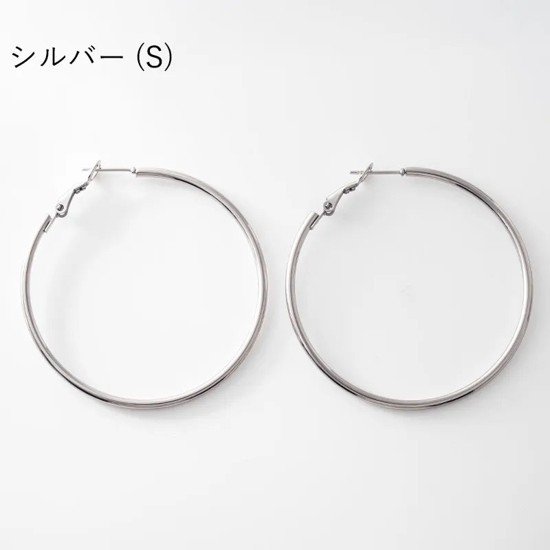 キャッチレスフープピアス・50mm