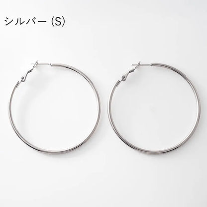 キャッチレスフープピアス・50mm