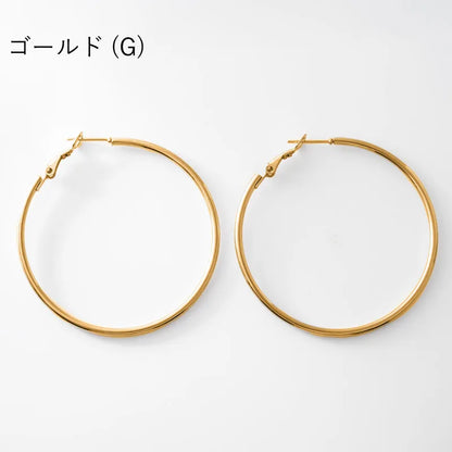 キャッチレスフープピアス・50mm
